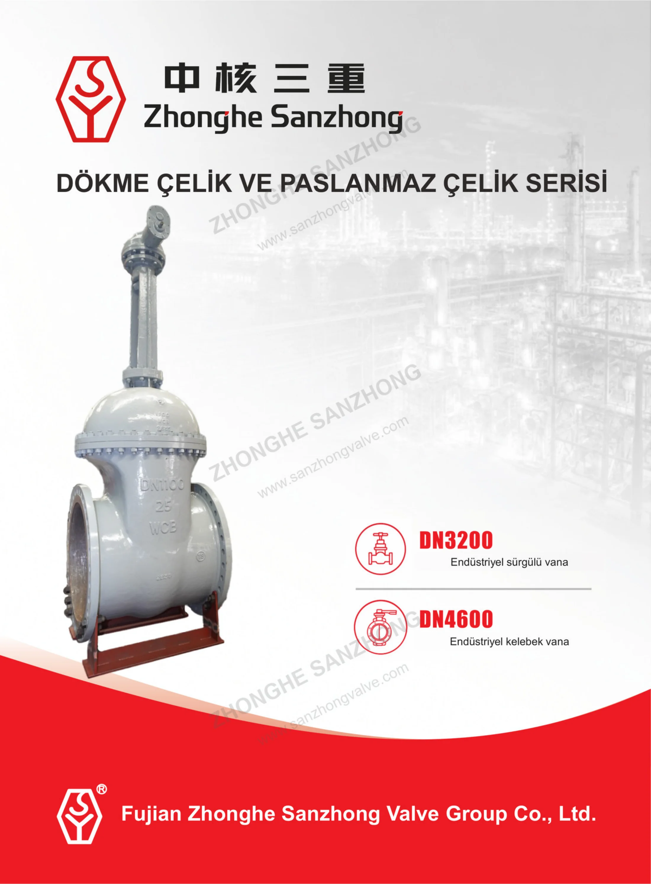 Dökme Çelik ve Paslanmaz Çelik Serisi katalog kapağı